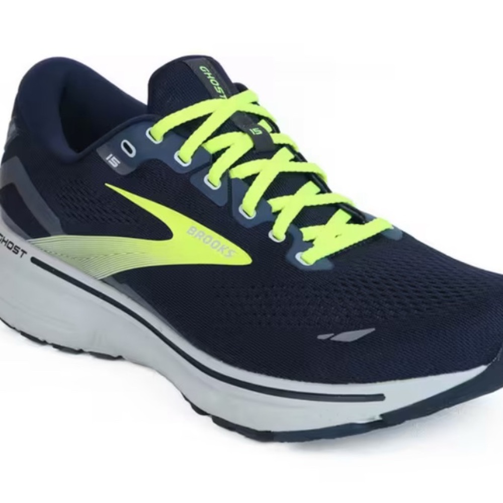 Brooks Ghost 15 Men’s Athletic Shoes black and dark green